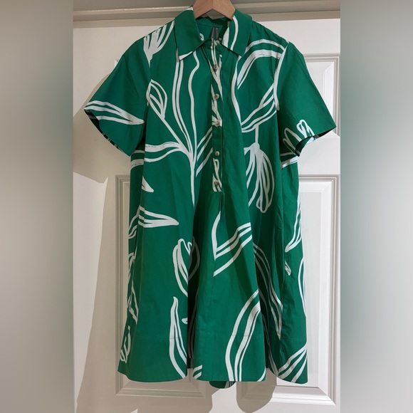 NWT Anthropologie The Pollie Short Sleeve Swing Mini Dress - Picture 2 of 4